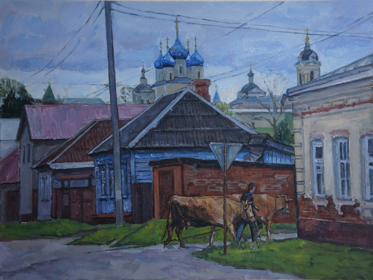 На вечернюю дойку