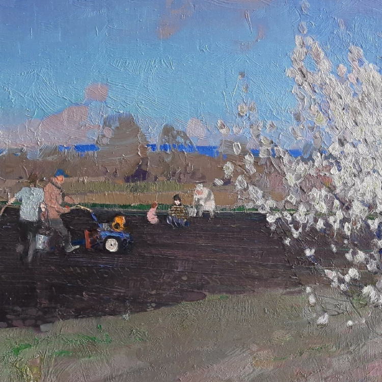 На огороде